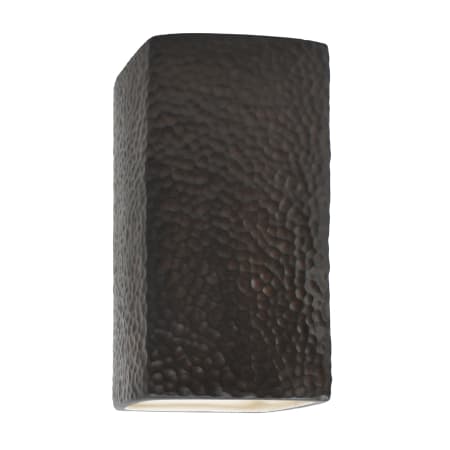 Justice Design Group Ambiance 5.25" Wall Sconce Hammered Iron