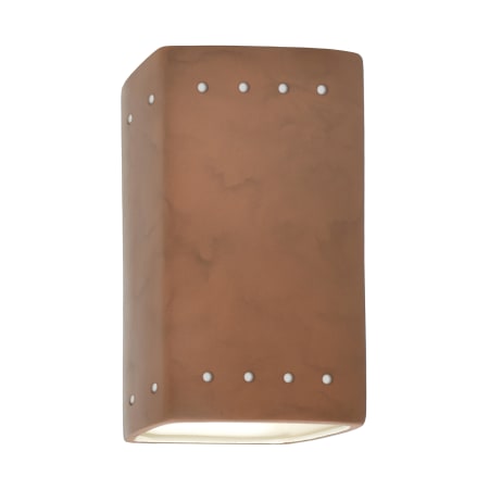 Justice Design Group Ambiance 5.25" Wall Sconce Terra Cotta