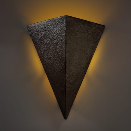 Justice Design Group Ambiance 20.25" Wall Sconce Hammered Iron