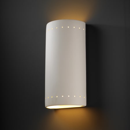 Justice Design Group Ambiance 10.75" Wall Sconce Bisque