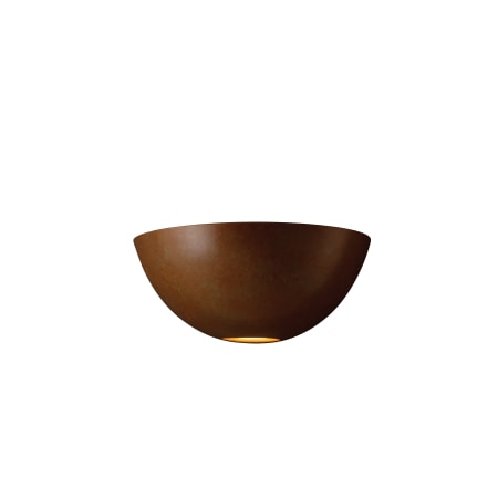 Justice Design Group Ambiance 13.25" Wall Sconce Rust Patina
