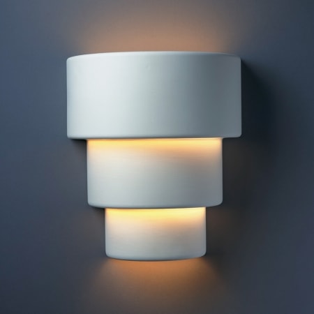 Justice Design Group Ambiance 12.75" Outdoor Wall Sconce Bisque