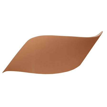 Justice Design Group Ambiance Collection - Wave 5" Tall LED Wall Sconce Adobe