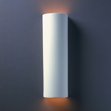 Justice Design Group Ambiance 5.25" ADA Compliant LED Wall Sconce Bisque
