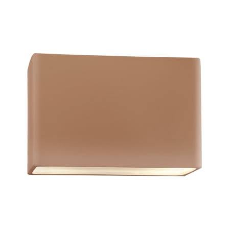 Justice Design Group Ambiance 2 Light 10" Tall Closed Top Wall Sconce Adobe