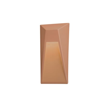 Justice Design Group Ambiance 15" Tall 3000K LED Outdoor Wall Sconce Adobe