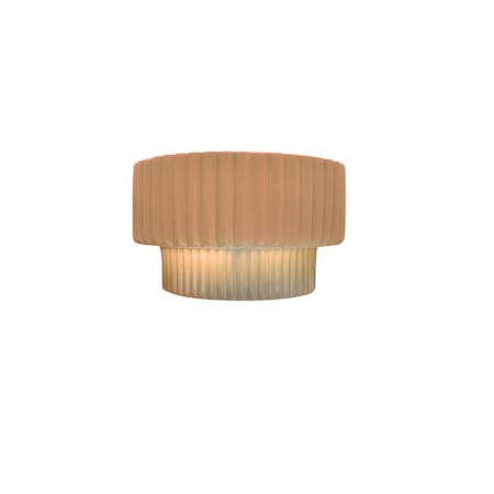 Justice Design Group Ambiance 6" Tall Wall Sconce Adobe