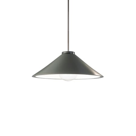 Justice Design Group Radiance 12" Wide Pendant Brushed Nickel