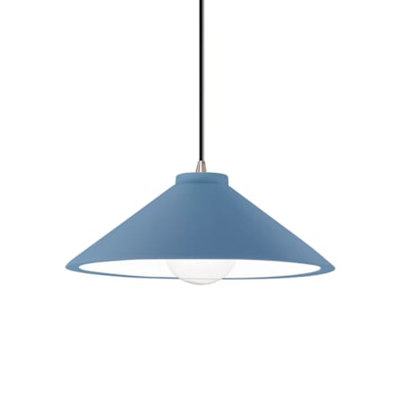 Justice Design Group Radiance 12" Wide Pendant Brushed Nickel