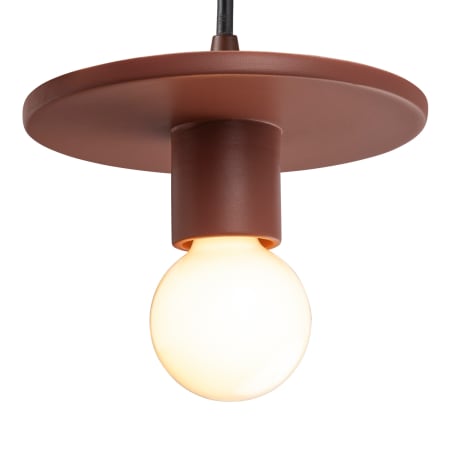 Justice Design Group Radiance 8" Wide Pendant Canyon Clay
