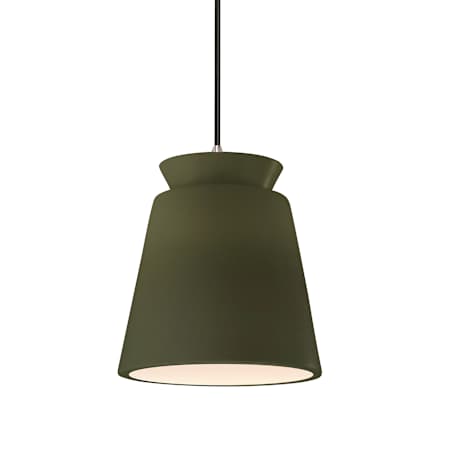 Justice Design Group Radiance 8" Wide Mini Pendant Brushed Nickel