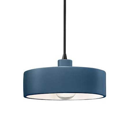 Justice Design Group Radiance 12" Wide Pendant Matte Black