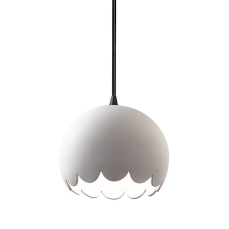 Justice Design Group Radiance 9" Wide Mini Pendant Matte Black