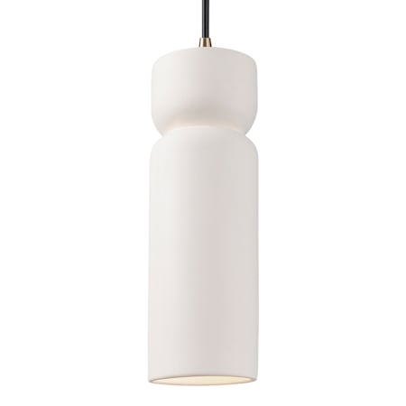 Justice Design Group Radiance 4" Wide Mini Pendant Antique Brass