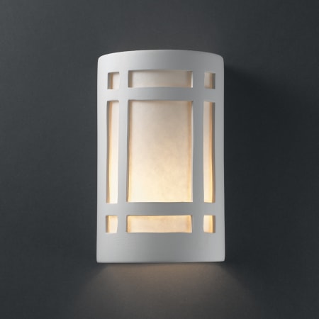 Justice Design Group Ambiance 5.75" Wall Sconce Bisque