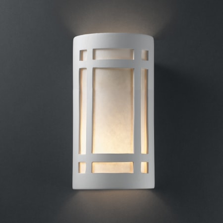 Justice Design Group Ambiance 7.75" Wall Sconce Bisque