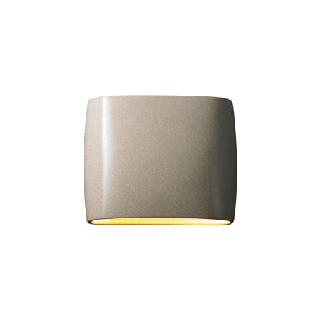 Justice Design Group Ambiance 12" ADA Compliant Wall Sconce White Crackle