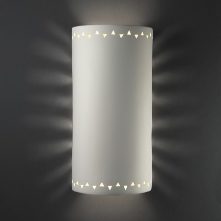 Justice Design Group Sun Dagger 9" Wall Sconce Bisque