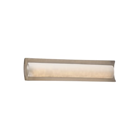 Justice Design Group Clouds 21.5" Lineate 1 Light LED ADA Compliant Bath Bar Brushed Nickel
