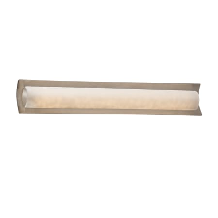 Justice Design Group Clouds 30" Lineate 1 Light LED ADA Compliant Bath Bar Brushed Nickel