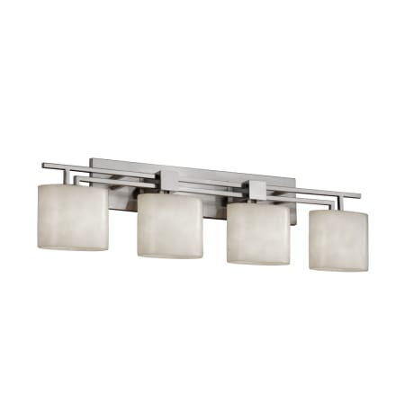 Justice Design Group Clouds 4 Light Vanity Light Brushed Nickel