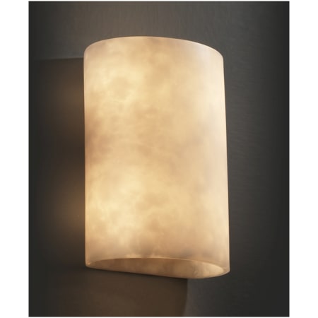 Justice Design Group Clouds 12-1/2" Tall Integrated 3000K LED Wall Sconce with Clouds Resin Shade - ADA Compliant N/A