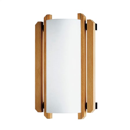 Justice Design Group Domus 7.5" ADA Compliant LED Wall Sconce Beech Wood