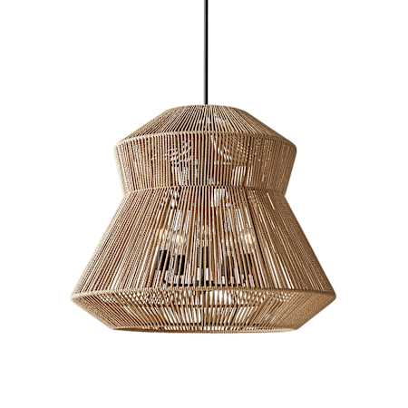 Justice Design Group Nido 5 Light 30" Wide Pendant Matte Black