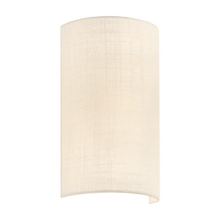 Justice Design Group Textile 2 Light 13" Tall Wall Sconce Cream Linen