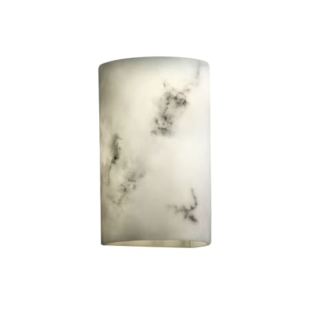 Justice Design Group LumenAria 9-1/4" Tall Integrated 3000K LED Wall Sconce with Faux Alabaster Resin Shade N/A