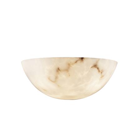 Justice Design Group LumenAria 10.75" Wall Sconce Faux Alabaster