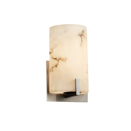 Justice Design Group LumenAria 5.5" Century 1 Light ADA Compliant Wall Sconce Brushed Nickel