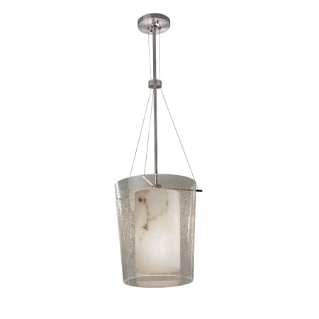 Justice Design Group LumenAria 12" Wide Pendant Brushed Nickel