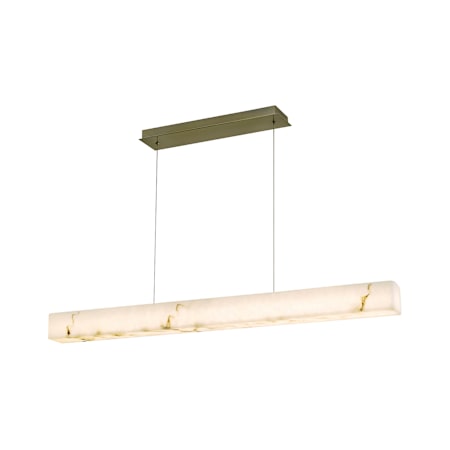 Justice Design Group Medley 48" Wide Linear Pendant Brushed Brass