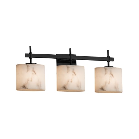 Justice Design Group LumenAria 3 Light 25" Wide Bathroom Vanity Light Matte Black
