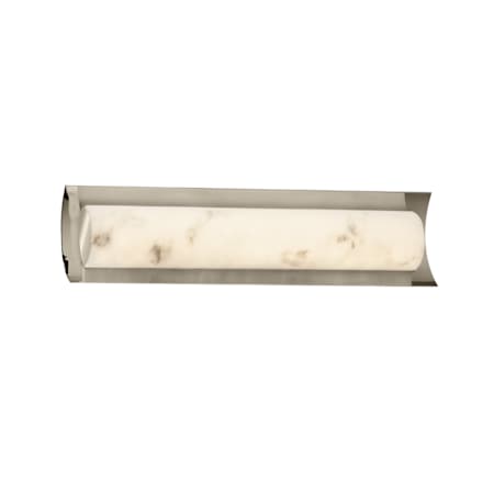 Justice Design Group LumenAria 21.5" Lineate 1 Light LED ADA Compliant Bath Bar Brushed Nickel