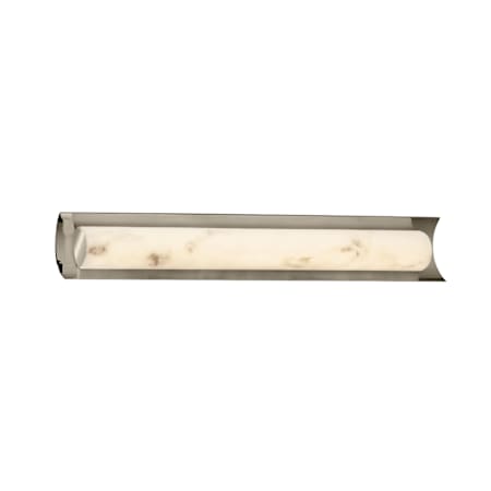Justice Design Group LumenAria 30" Lineate 1 Light LED ADA Compliant Bath Bar Brushed Nickel