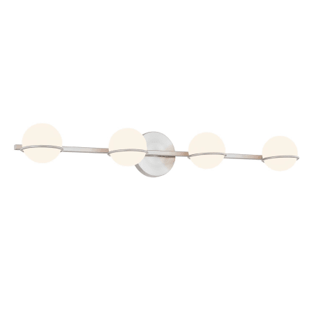 Justice Design Group Centric 4 Light 32" Wide Vanity Light Brushed Nickel