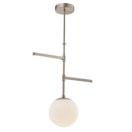 Justice Design Group Fusion 3 Light 22" Wide LED Pendant Brushed Brass