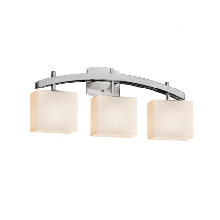 Justice Design Group Fusion 25.5" Archway 3 Light Vanity Light Brushed Nickel