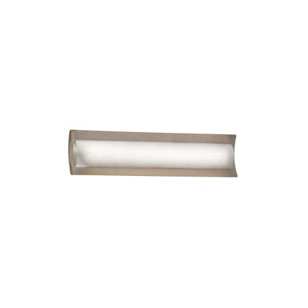 Justice Design Group Fusion 21.5" ADA Approved LED Lineate Bath Bar Brushed Nickel