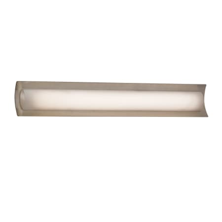 Justice Design Group Fusion 30" ADA Approved LED Lineate Bath Bar Brushed Nickel