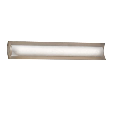 Justice Design Group Fusion 30" ADA Approved LED Lineate Bath Bar Brushed Nickel