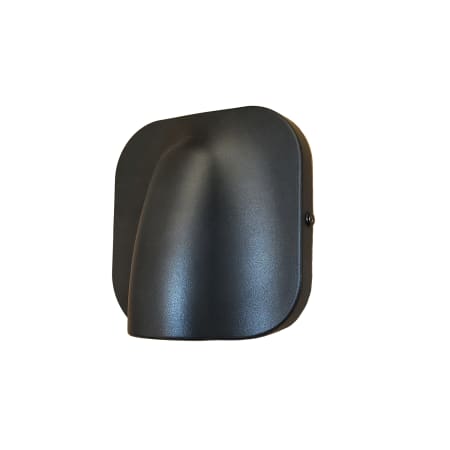 Justice Design Group Cove 6" Tall LED Outdoor Wall Sconce Matte Black