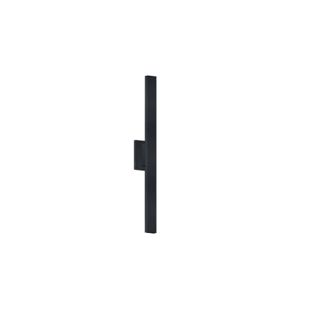 Justice Design Group Zarai 36" Tall 3000K LED Wall Sconce Matte Black
