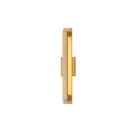Justice Design Group Catalina 24" Tall LED Outdoor Wall Sconce Burnished Gold