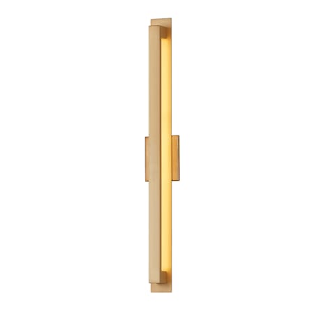 Justice Design Group Catalina 36" Tall LED Outdoor Wall Sconce Burnished Gold
