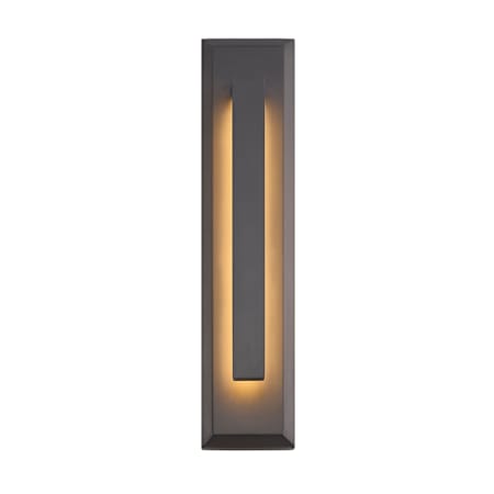 Justice Design Group Zurich 21" Tall LED Outdoor Wall Sconce Matte Black
