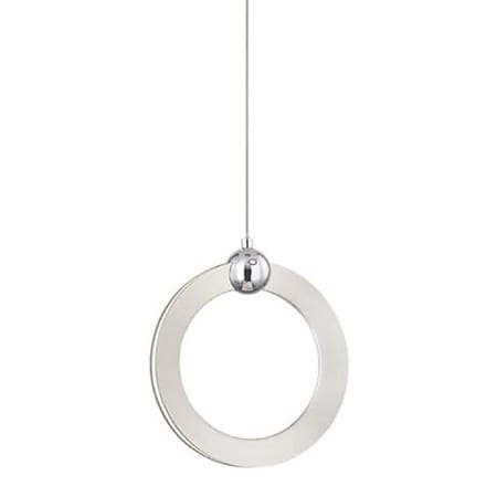Justice Design Group Hermosa 7" Wide 3000K LED Multi Light Pendant Brushed Nickel / Chrome