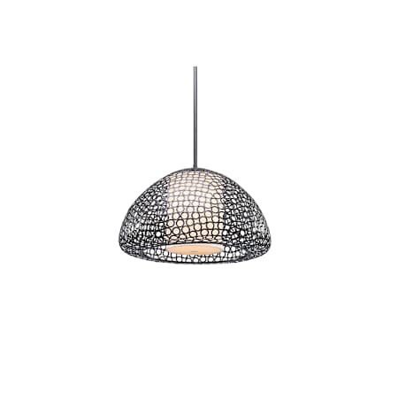 Justice Design Group Dilston 3 Light 24" Wide Pendant Bronze / Cream Linen Fabric
